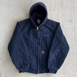 Carhartt J130 MDT blue hooded work wear jacket